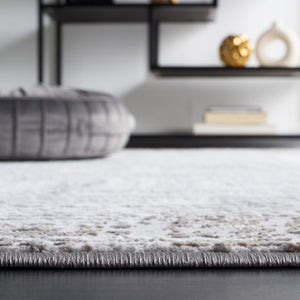 Safavieh Parker 101  Power Loomed Rug Grey / Ivory PRK101F-9