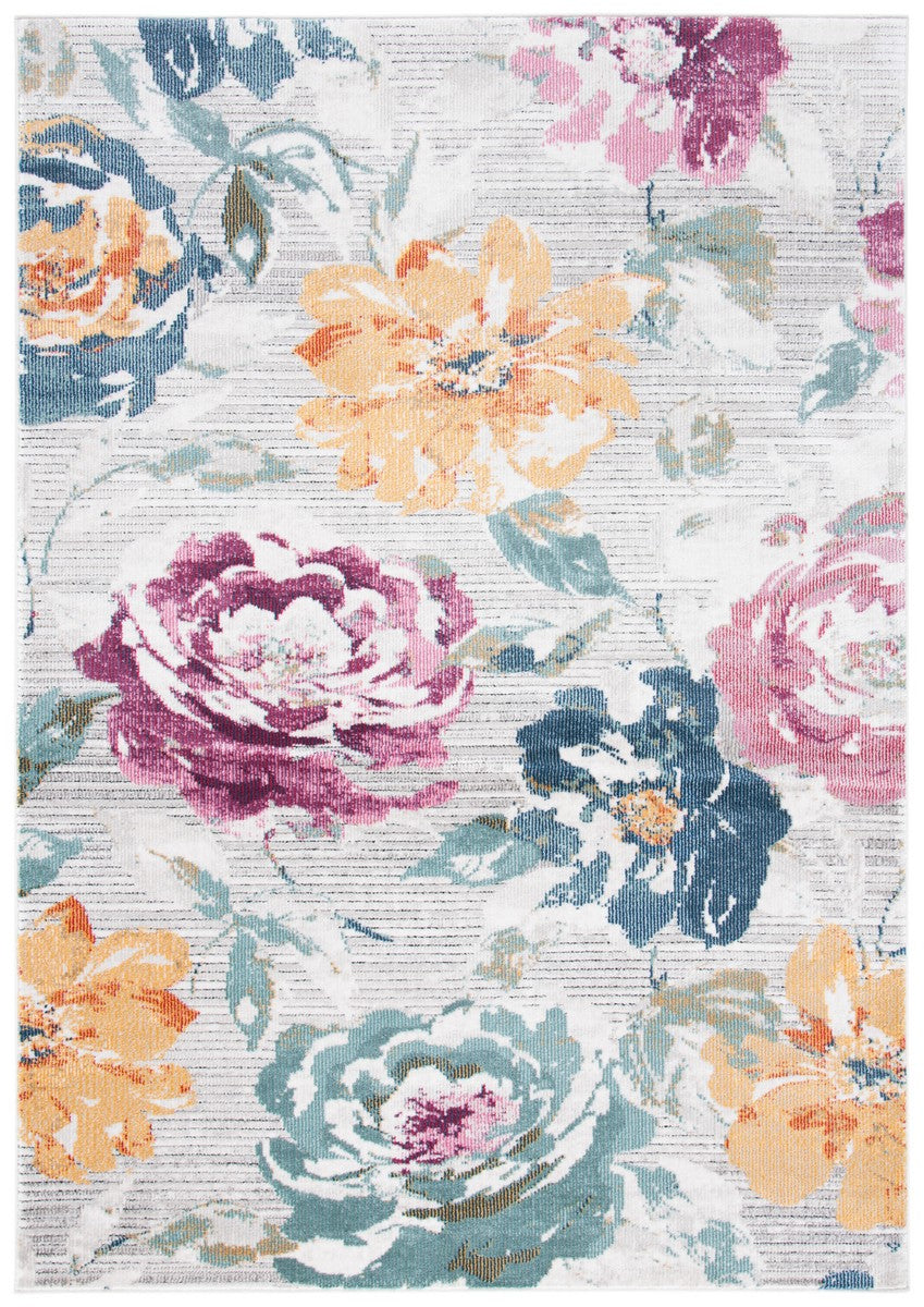 Safavieh Porcello 997 Power Loomed 80% Polypropylene + 20% Polyester Country & Floral Rug PRL997F-9