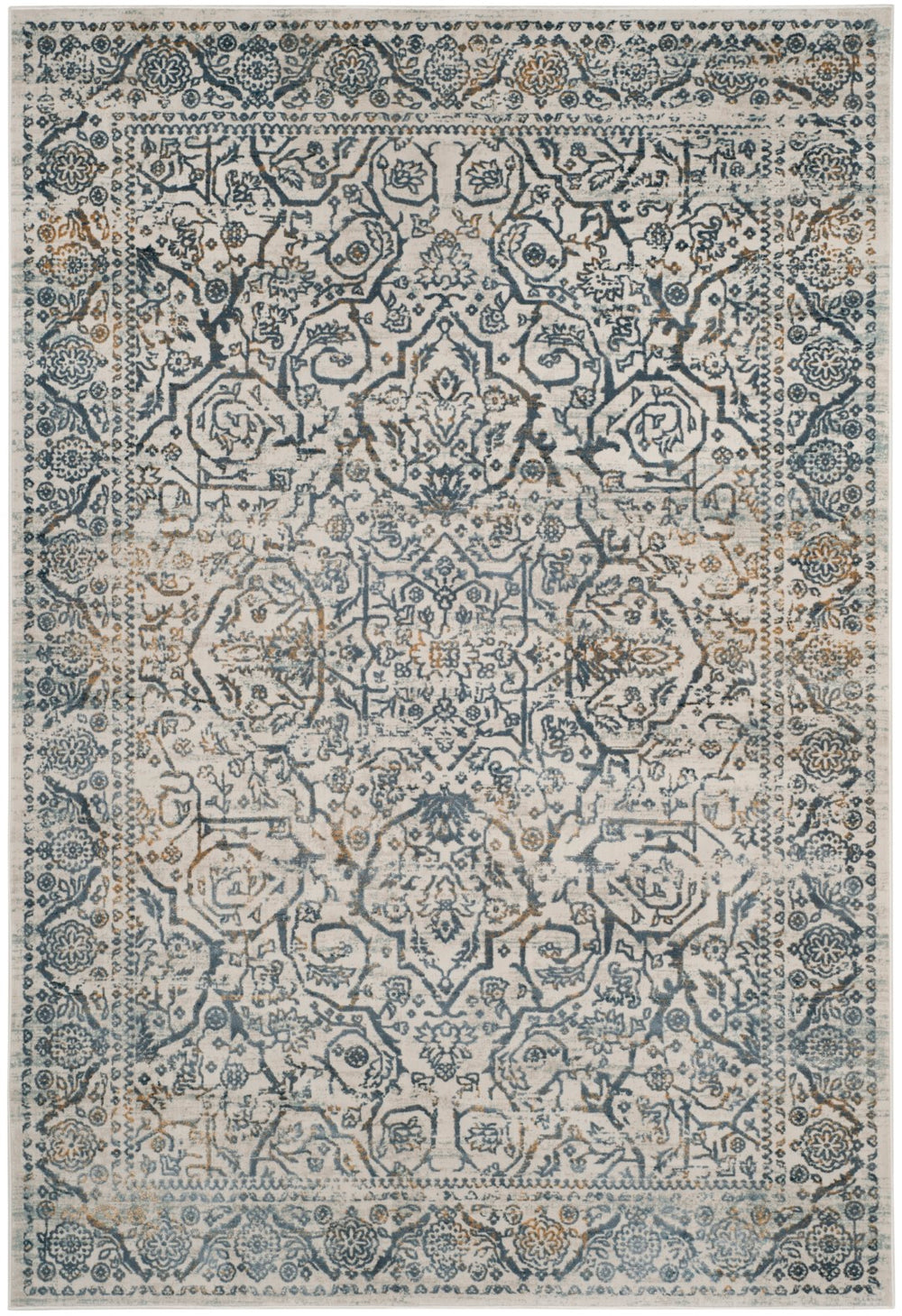 Safavieh Princeton 714 Power Loomed 65% Polyester Pile 12% Cotton 10% Viscose 9.5 % warp yarn 3.5%latex Rug PRN714S-24