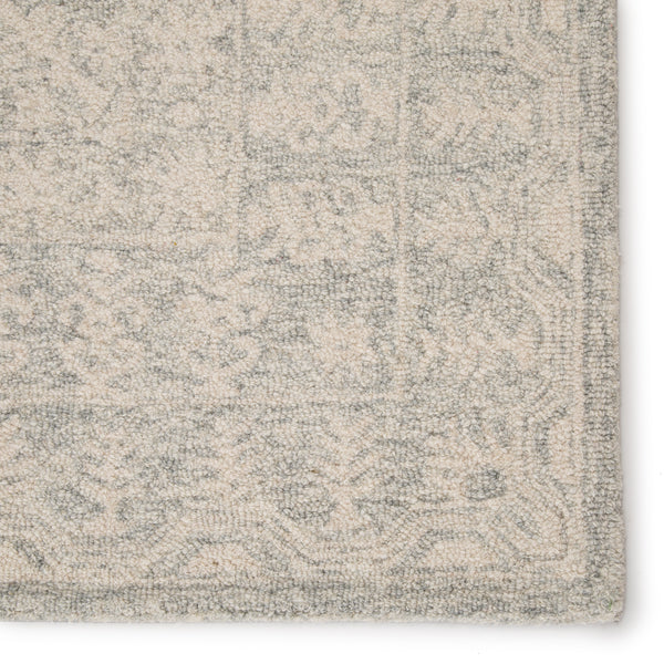 Jaipur Living Linde Handmade Medallion Gray/ White Area Rug (10'X14')