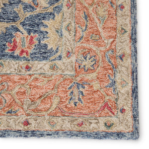 Jaipur Living Presley Handmade Oriental Blue/ Red Area Rug (10'X14')
