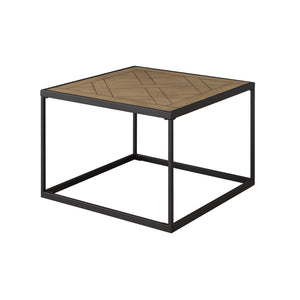 Walker Edison Parquet Modern/Contemporary 25" Square Coffee Table with Parquet Top PRQL1KSPQ