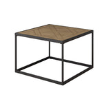 Walker Edison Parquet Modern/Contemporary 25" Square Coffee Table with Parquet Top PRQL1KSPQ