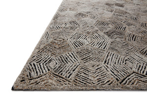 Loloi Prescott PRE-01 Polyester, Wool, Viscose, Cotton, Other Hooked Contemporary Rug PRSCPRE-01FA00B6F0
