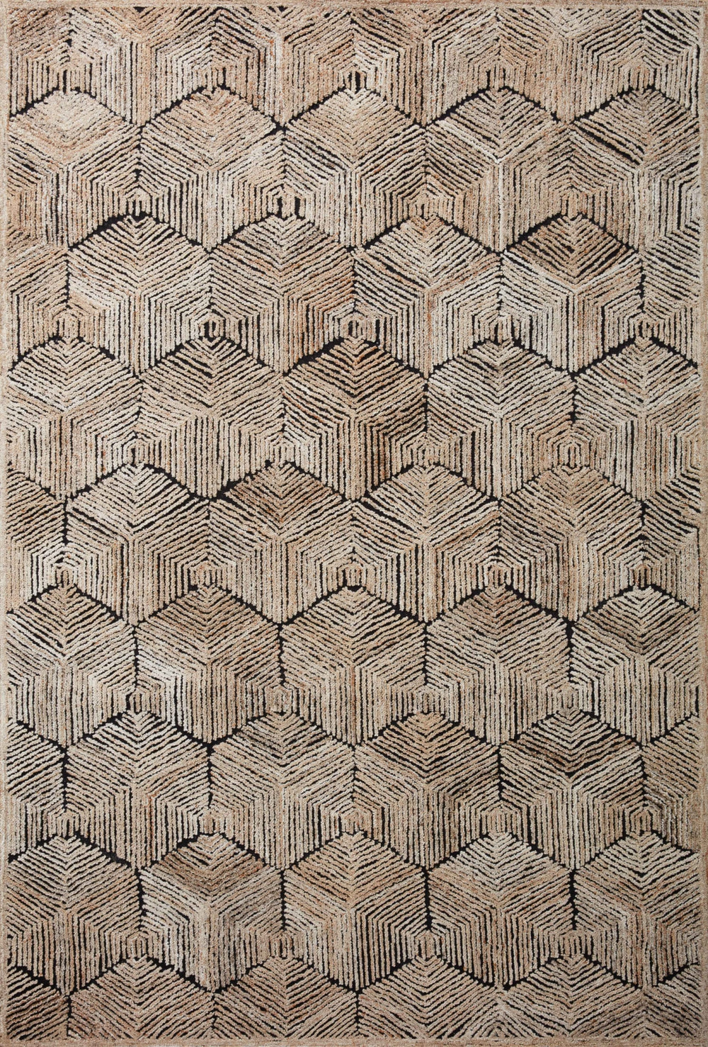 Loloi Prescott PRE-02 Polyester, Wool, Viscose, Cotton, Other Hooked Contemporary Rug PRSCPRE-02BE00B6F0