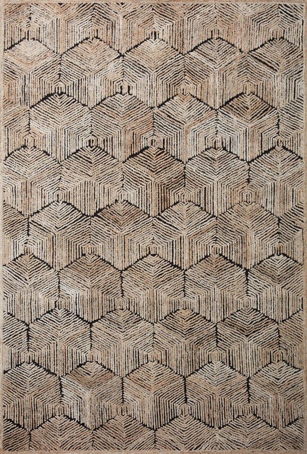 Loloi Prescott PRE-02 Polyester, Wool, Viscose, Cotton, Other Hooked Contemporary Rug PRSCPRE-02BE00B6F0