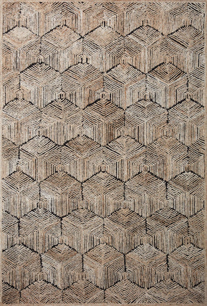 Loloi Prescott PRE-02 Polyester, Wool, Viscose, Cotton, Other Hooked Contemporary Rug PRSCPRE-02BE00B6F0