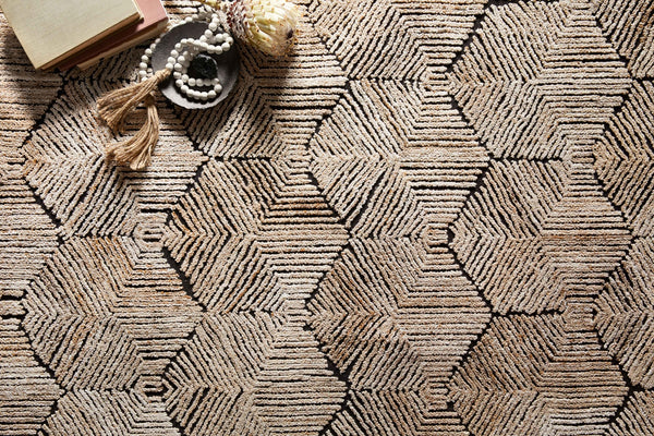 Loloi Prescott PRE-02 Polyester, Wool, Viscose, Cotton, Other Hooked Contemporary Rug PRSCPRE-02BE00B6F0
