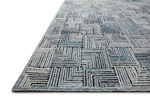 Loloi Prescott PRE-03 Polyester, Wool, Viscose, Cotton, Other Hooked Contemporary Rug PRSCPRE-03AH00B6F0