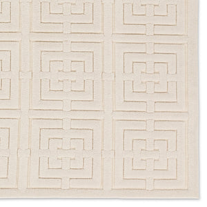 Jaipur Living Petros Marvelle PTR01 Powerloomed Machine Made Indoor Modern Rug Cream 6'7" x 9'6"