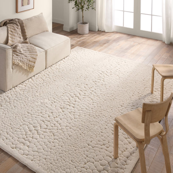 Jaipur Living Petros Verin PTR04 Powerloomed Machine Made Indoor Modern Rug Cream 6'7" x 9'6"