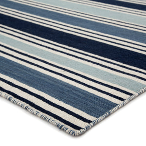 Jaipur Living Salada Handmade Stripe Blue/ White Area Rug (6'X9')