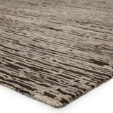 Verde Home by Jaipur Living Nairobi Handmade Striped Dark Brown/ Light Gray Area Rug (10'X14')