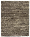 Verde Home by Jaipur Living Nairobi Handmade Striped Dark Brown/ Light Gray Area Rug (10'X14')