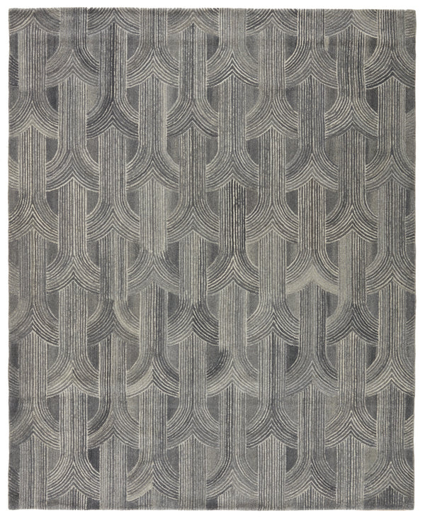 Verde Home by Jaipur Living Manhattan Handmade Trellis Gray Area Rug (10'X14')