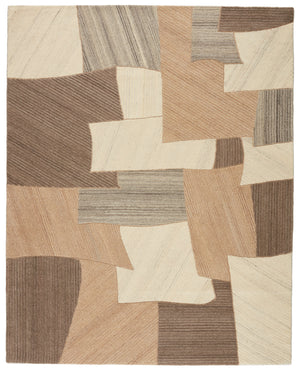 Verde Home by Jaipur Living Istanbul Handmade Geometric Light Brown/ Tan Area Rug (10'X14')