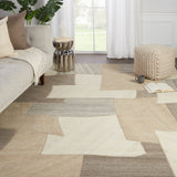 Verde Home by Jaipur Living Istanbul Handmade Geometric Light Brown/ Tan Area Rug (10'X14')