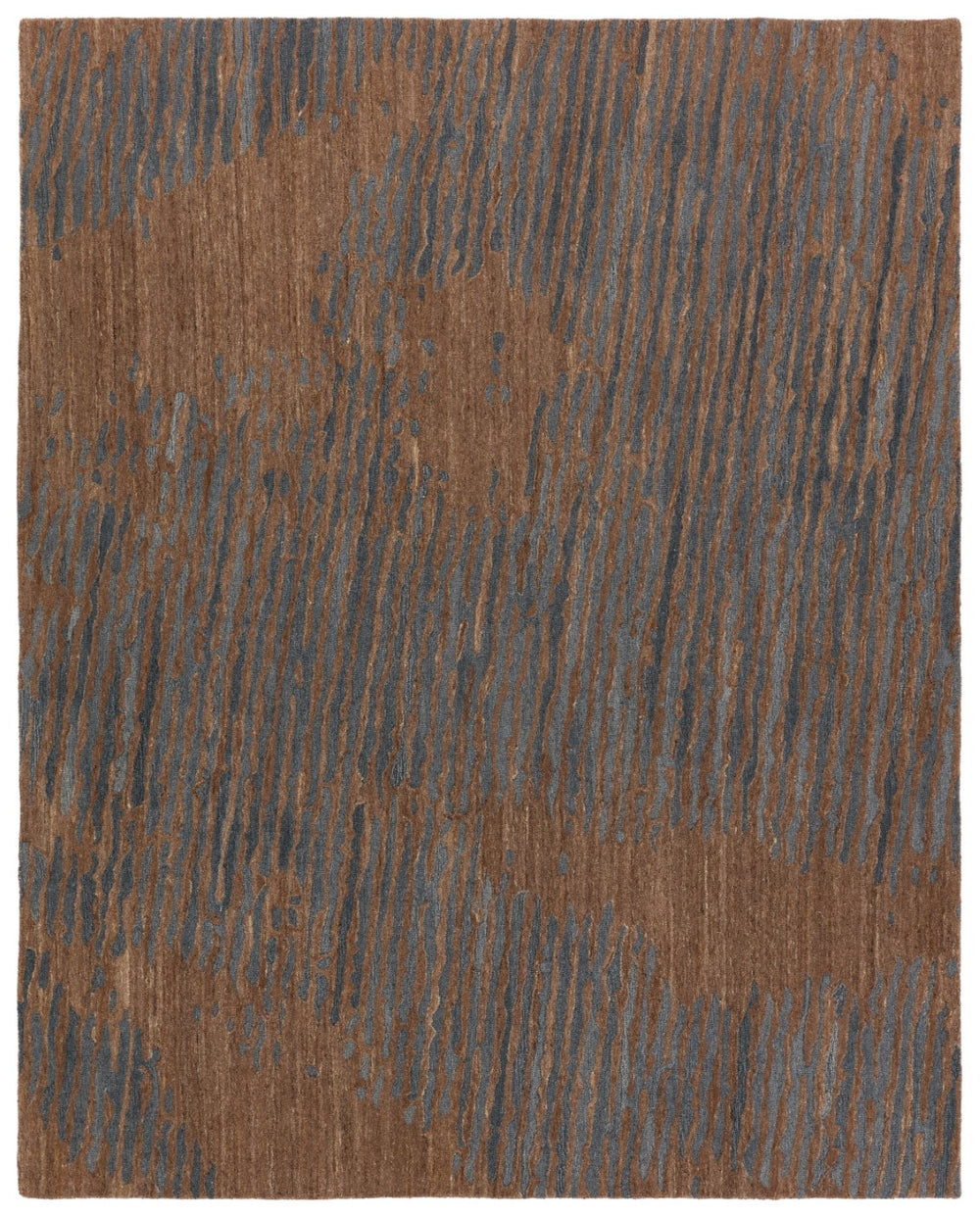 Jaipur Living Pathways by Verde Home Stockholm Verde Home PVH16 Hand Tufted 100% Wool Abstract Area Rug Brown 100% Wool RUG156073