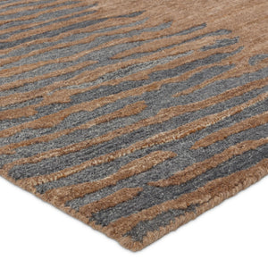 Jaipur Living Pathways by Verde Home Stockholm Verde Home PVH16 Hand Tufted 100% Wool Abstract Area Rug Brown 100% Wool RUG156073