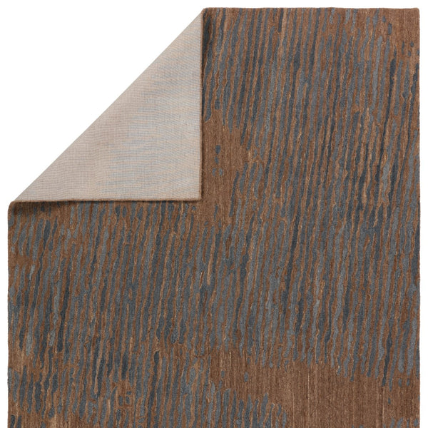 Jaipur Living Pathways by Verde Home Stockholm Verde Home PVH16 Hand Tufted 100% Wool Abstract Area Rug Brown 100% Wool RUG156073