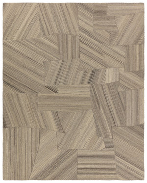 Jaipur Living Pathways by Verde Home Istanbul Verde Home PVH17 Hand Tufted 100% Wool Geometric Area Rug Gray 100% Wool RUG156077