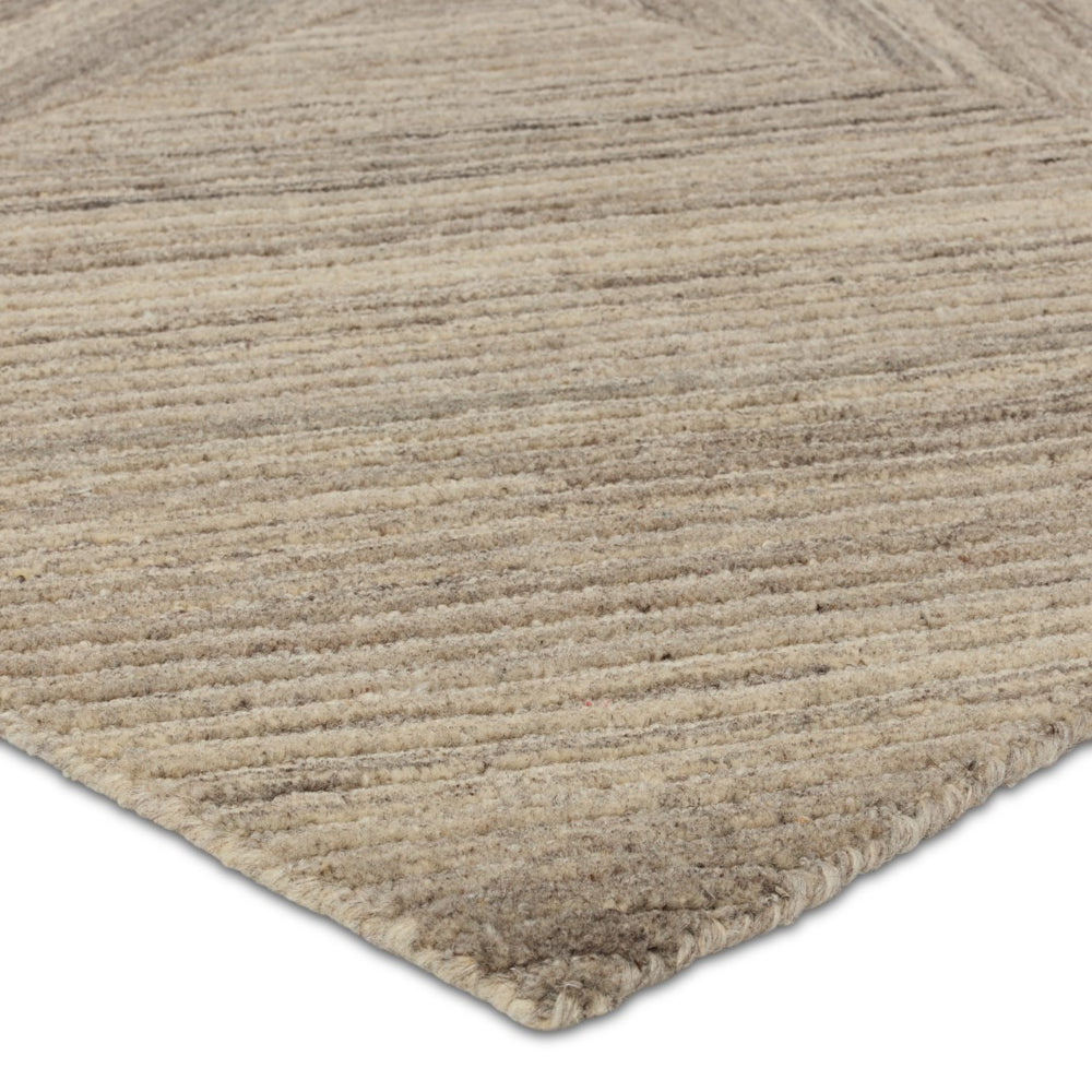 Jaipur Living Pathways by Verde Home Istanbul Verde Home PVH17 Hand Tufted 100% Wool Geometric Area Rug Gray 100% Wool RUG156077