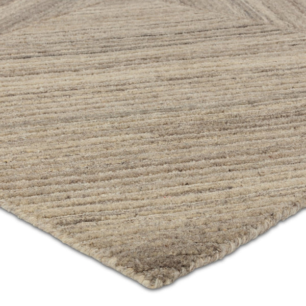 Jaipur Living Pathways by Verde Home Istanbul Verde Home PVH17 Hand Tufted 100% Wool Geometric Area Rug Gray 100% Wool RUG156077