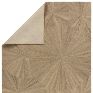 Jaipur Living Pathways by Verde Home Sao Paulo Verde Home PVH19 Hand Tufted 100% Wool Abstract Area Rug Taupe 100% Wool RUG156085