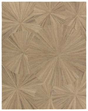 Jaipur Living Pathways by Verde Home Sao Paulo Verde Home PVH19 Hand Tufted 100% Wool Abstract Area Rug Taupe 100% Wool RUG156085