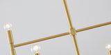 Bethel Satin Gold Chandelier in Iron