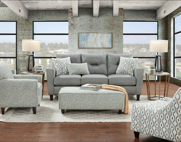 Fusion 100 Transitional Cocktail Ottoman 100 49" Wide Cocktail Ottoman Galaxy Pool