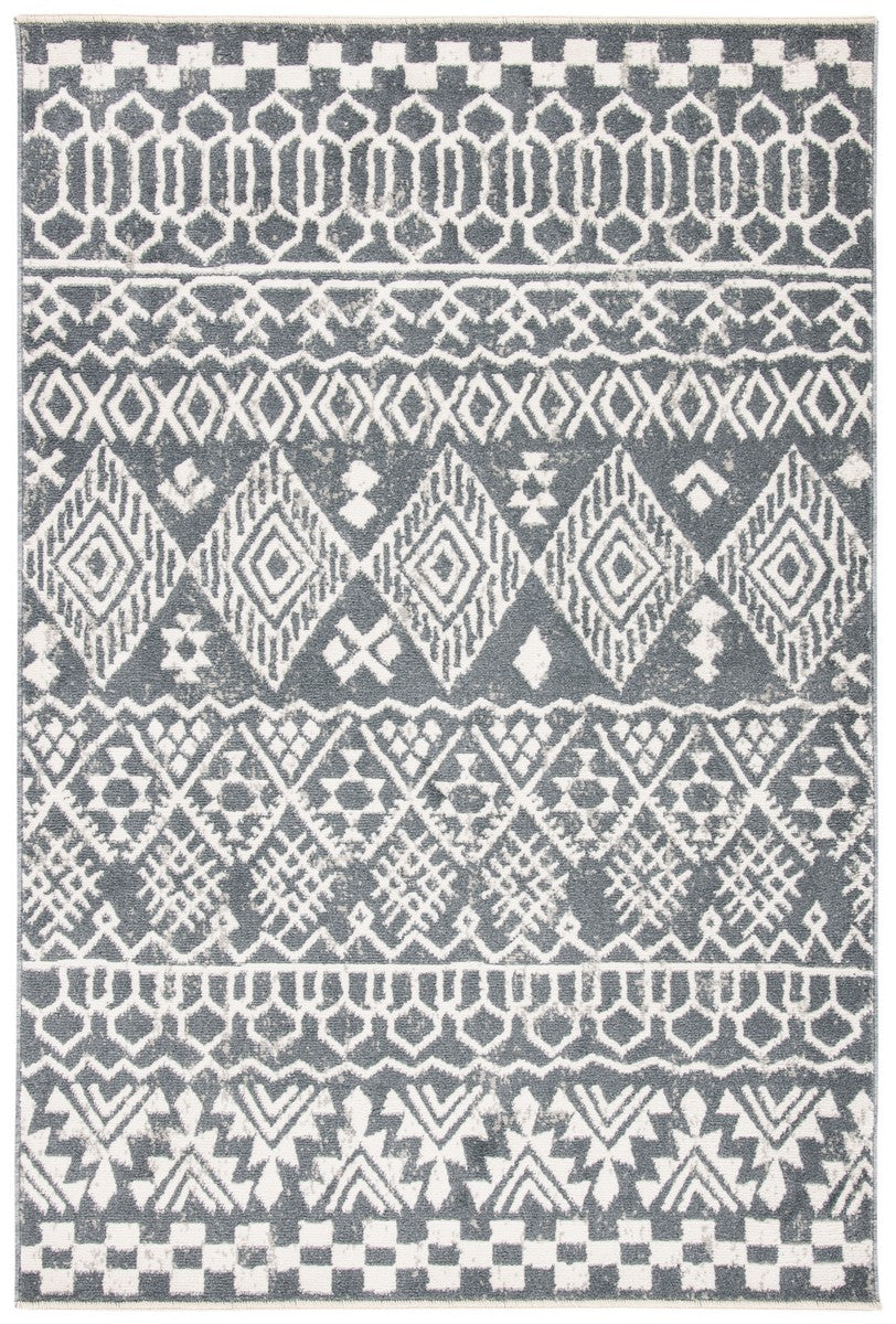 Safavieh Pyramid 205 Power Loomed 52% Polypropylene/11% Polyester/13% Latex Bohemian Rug PYR205A-9