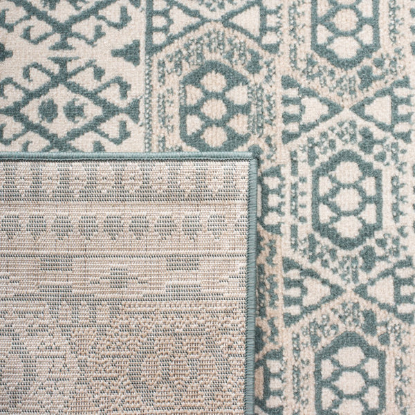 Safavieh Pyramid 260 Power Loomed 52% Polypropylene/11% Polyester/13% Latex Bohemian Rug PYR260Y-9