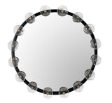 Noir Moira Mirror with Glass Details PZ008MTB