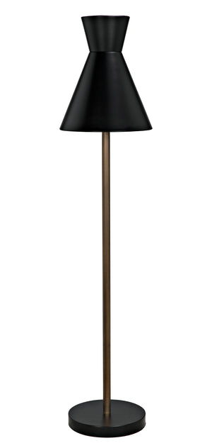 Noir Thinking Cap Floor Lamp PZ021MTB