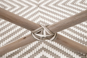 Essentials for Living The Hamptons Palisades Bench 4120.STO-WHT/MGRY