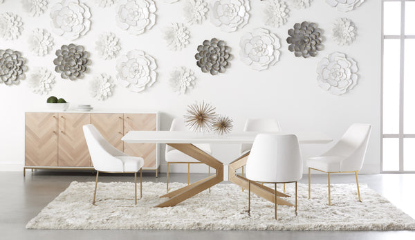 Essentials for Living Traditions Parissa Dining Chair - Set of 2 6011.LPPRL-BGLD