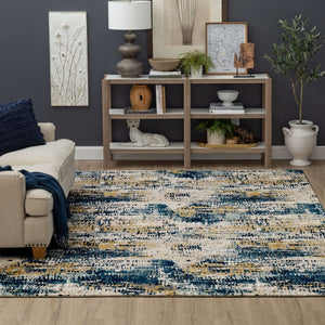 Karastan Rugs Placid Majolica Blue 8' x 11' Area Rug