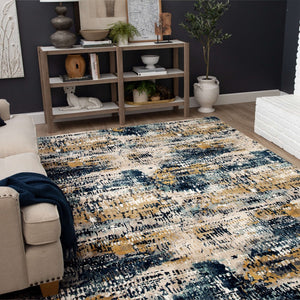 Karastan Rugs Placid Majolica Blue 8' x 11' Area Rug