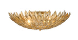 Bethel Gold Flush Mount in Steel