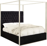 Porter Velvet Contemporary Bed