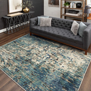 Karastan Rugs Precipice Lagoon 5' 3" x 7' 10" Area Rug