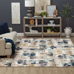 Karastan Rugs Provenance Majolica Blue 8' x 11' Area Rug