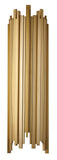 Bethel Gold Wall Sconce in Stainless Steel