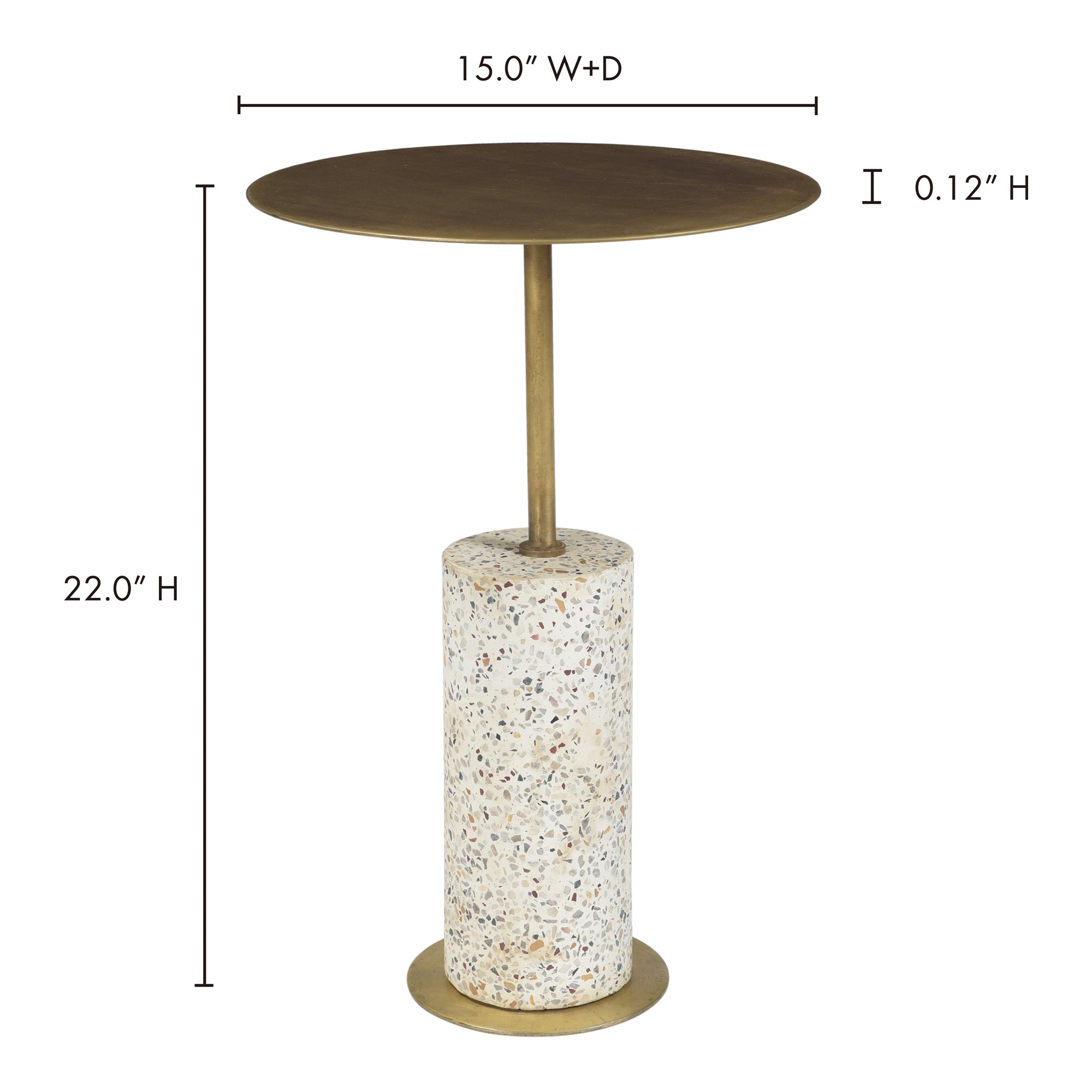 Moe's Home Gabriel Accent Table - Thumbnail 3