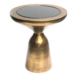 Moe's Home Oracle Accent Table Large Antique Brass
