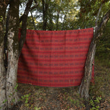 HiEnd Accents Rushmore Reversible Quilt Set QL1807-TW-OC Red, Brown Face and Back: 100% Cotton, Filling: 100% Polyester. 68x88x1