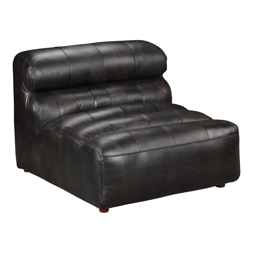 Moe's Home Ramsay Leather Slipper Chair
