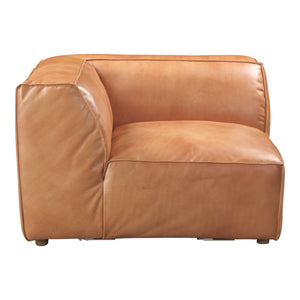 Moe's Home Luxe Corner Chair Tan