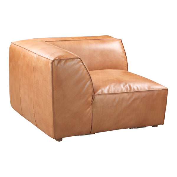 Moe's Home Luxe Corner Chair Tan
